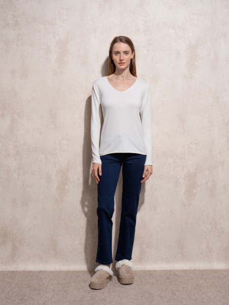Camisola de malha bsica