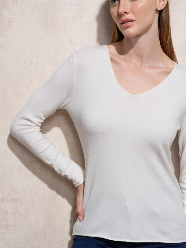 Camisola de malha bsica