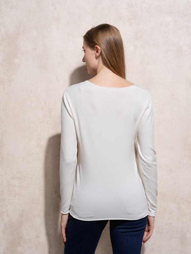 Camisola de malha bsica