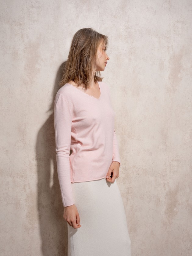 Camisola de malha bsica