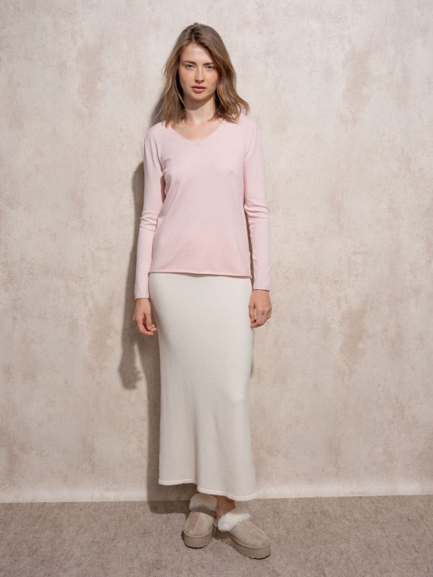 Camisola de malha bsica