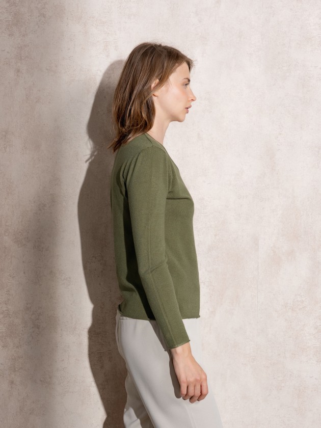 Camisola de malha bsica