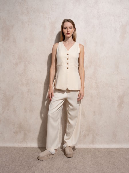 Long suit vest