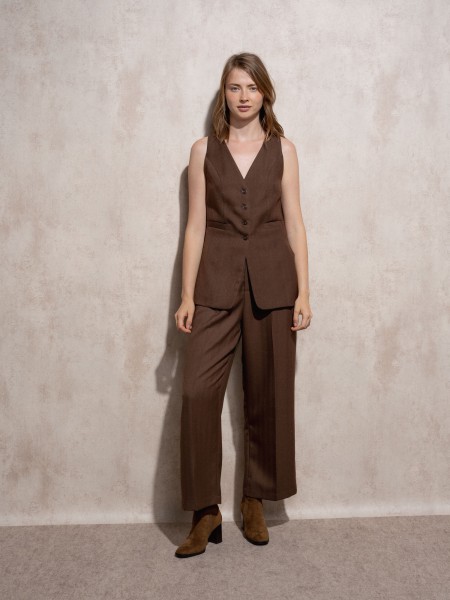 Long suit vest
