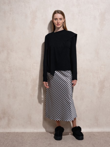 Striped skirt