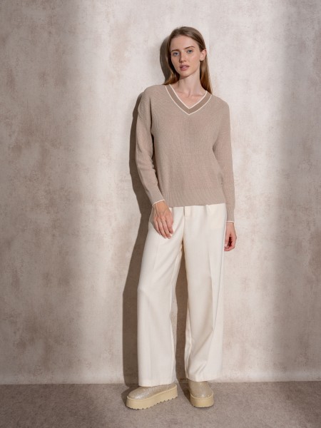 Camisola de malha lurex