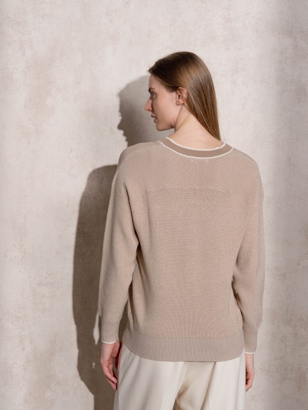 Camisola de malha lurex