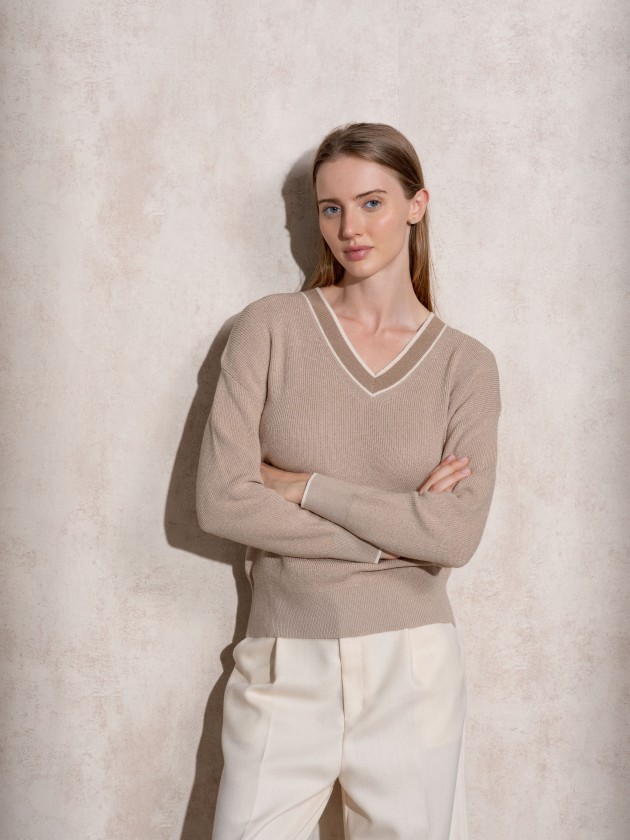 Camisola de malha lurex