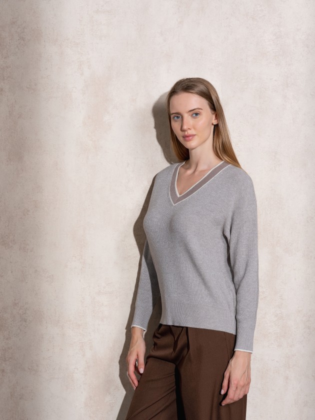 Camisola de malha lurex