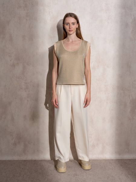 T-shirt with lurex mix