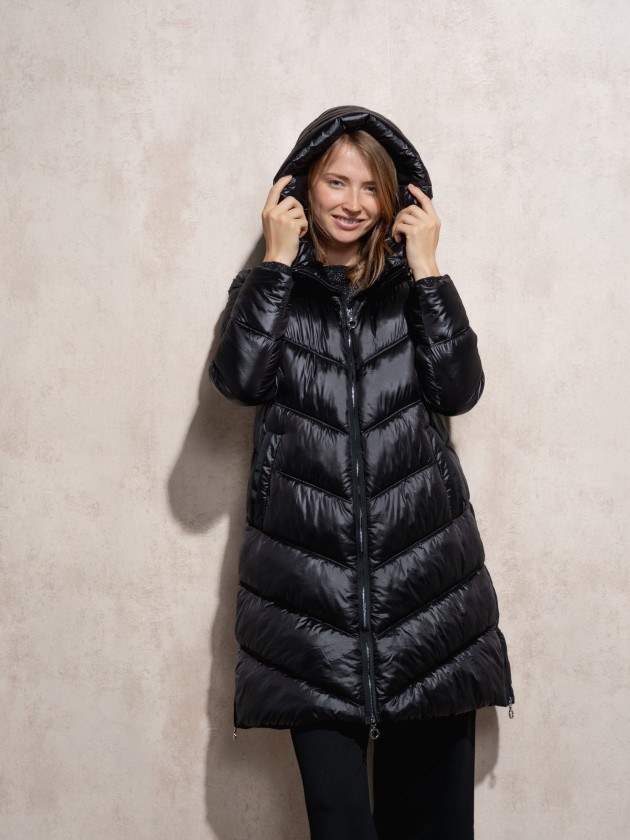 Veste matelasse avec fermeture clair