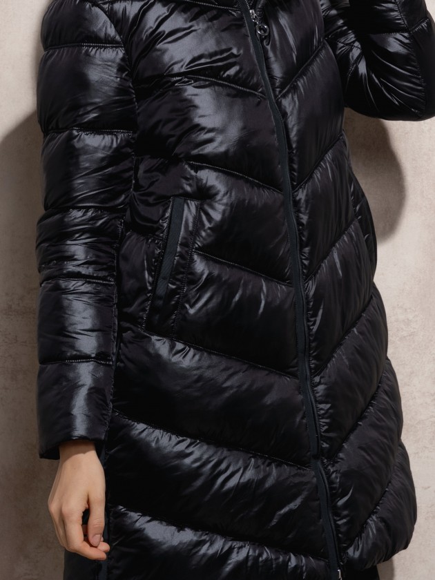 Veste matelasse avec fermeture clair