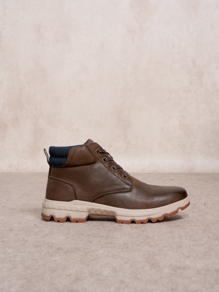 Leather boots