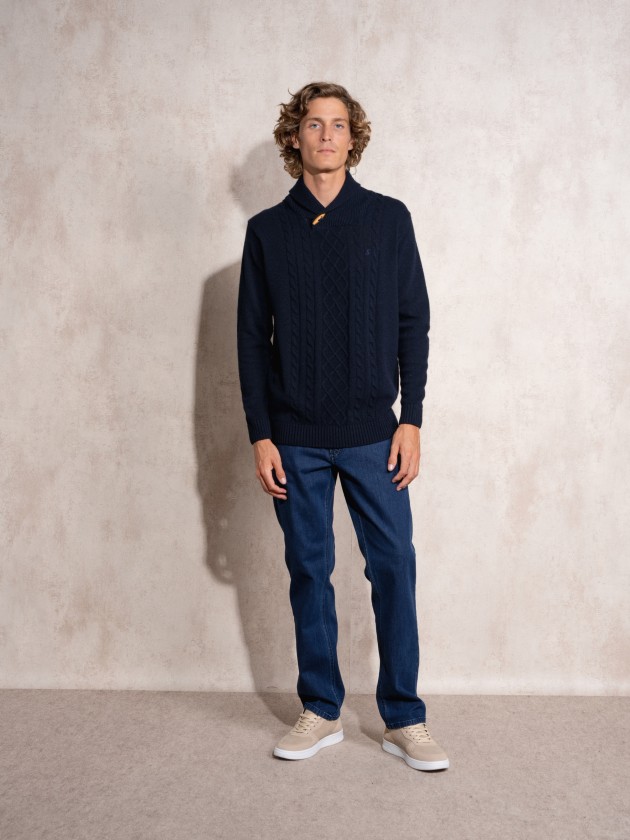 Pull avec dentelle