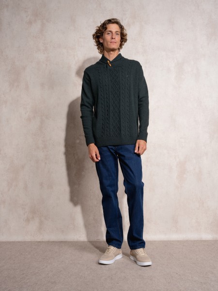 Sweater with lace