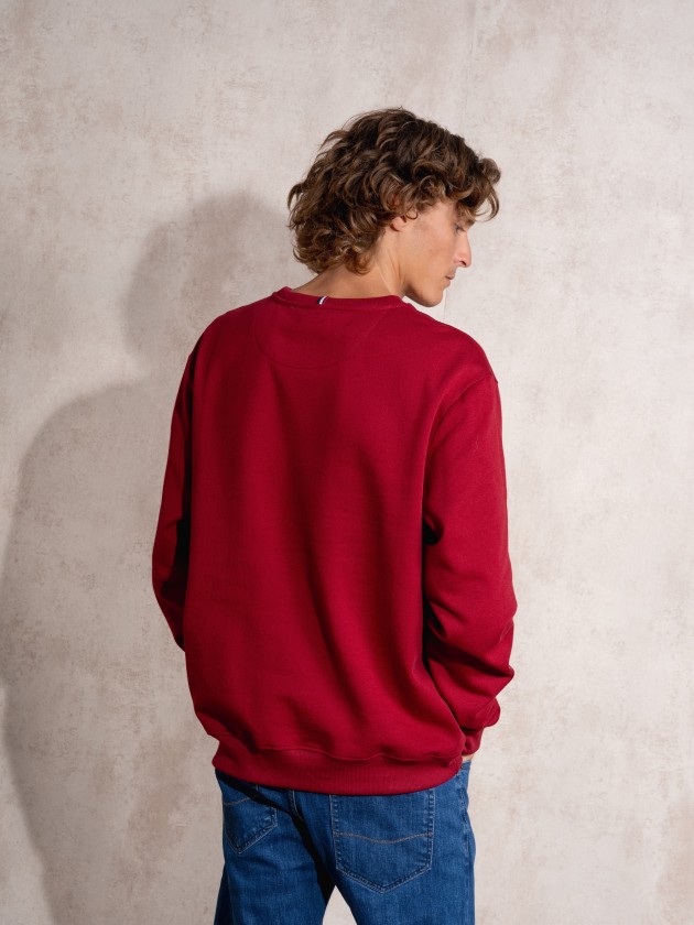 Polo piqu  col droit et texture perfore