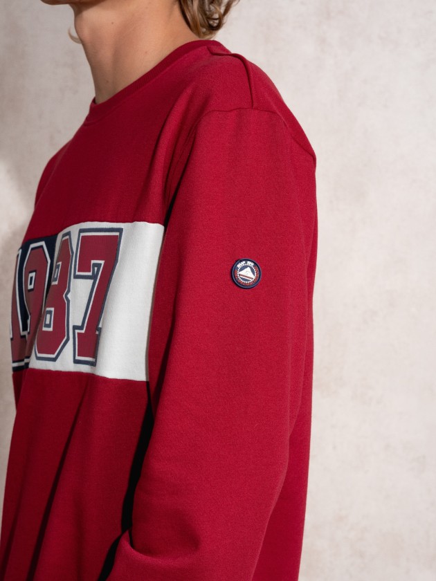 Polo piqu  col droit et texture perfore