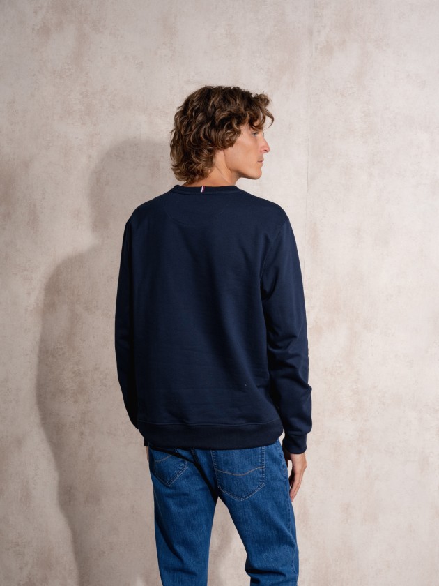 Polo piqu  col droit et texture perfore