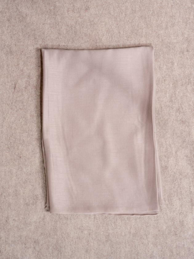 Soft plain scarf