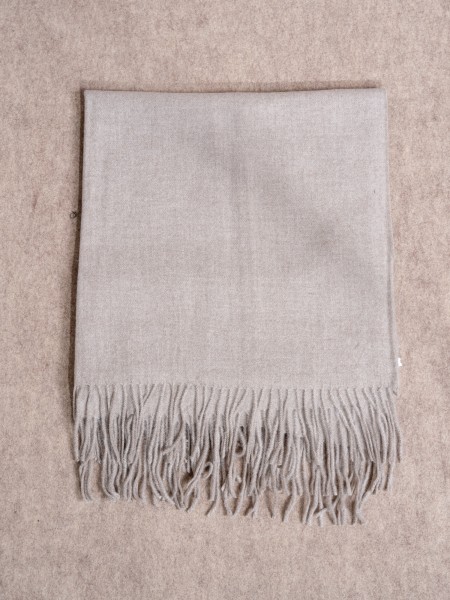 charpe effiloche en laine douce