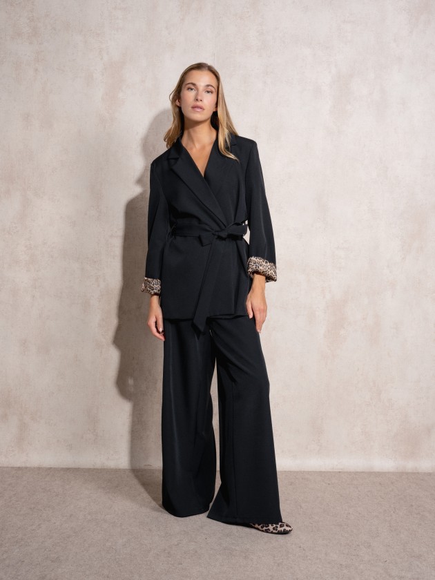 Blazer with belt