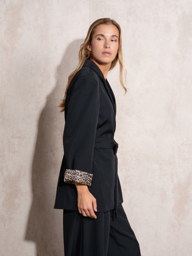 Blazer with belt
