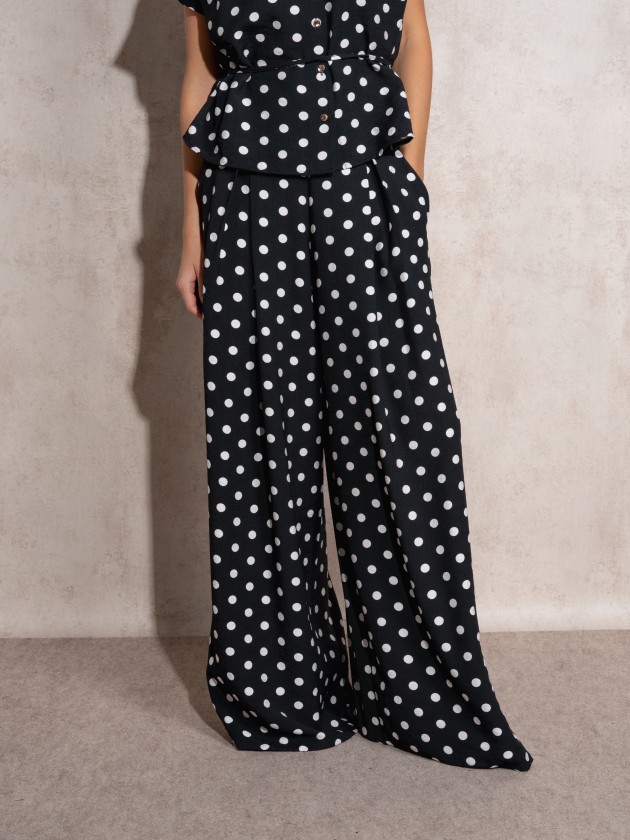 Polka dot pants