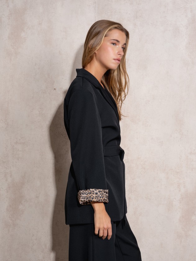 Blazer with belt