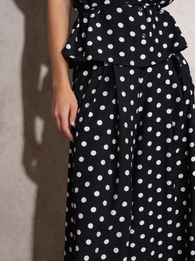 Polka dot pants