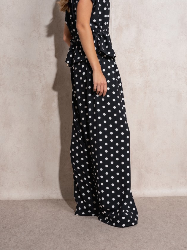 Polka dot pants