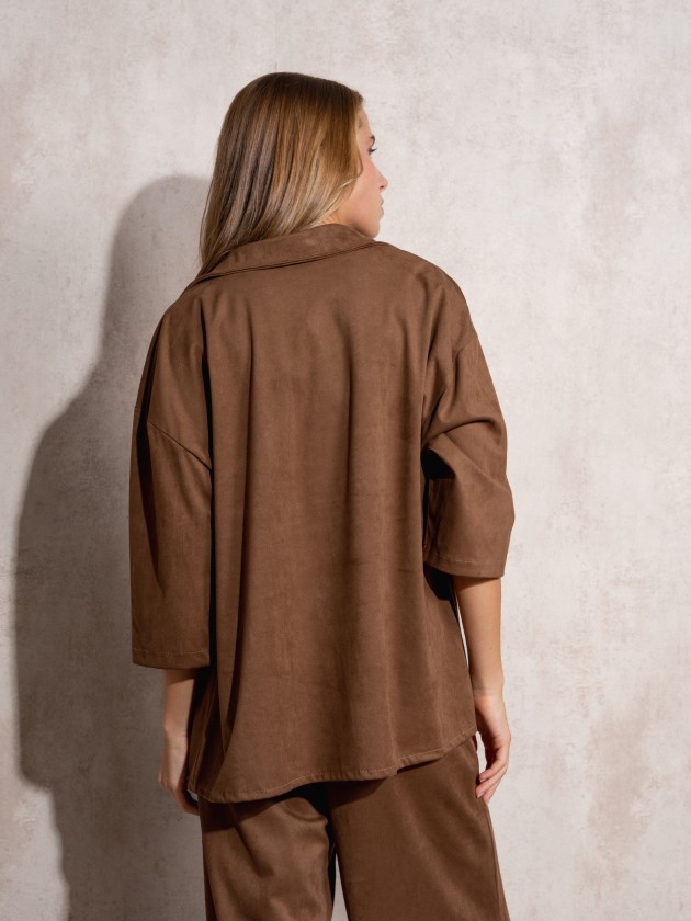 Camisa efeito camura