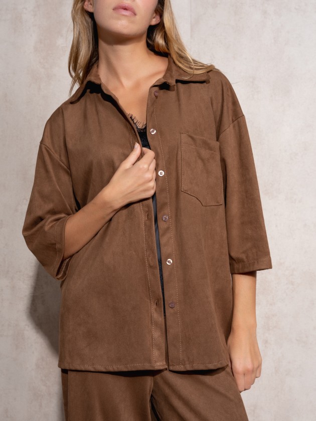 Camisa efeito camura