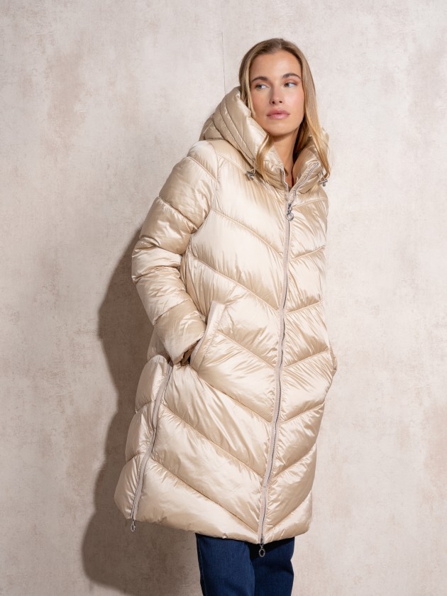 Veste matelasse avec fermeture clair