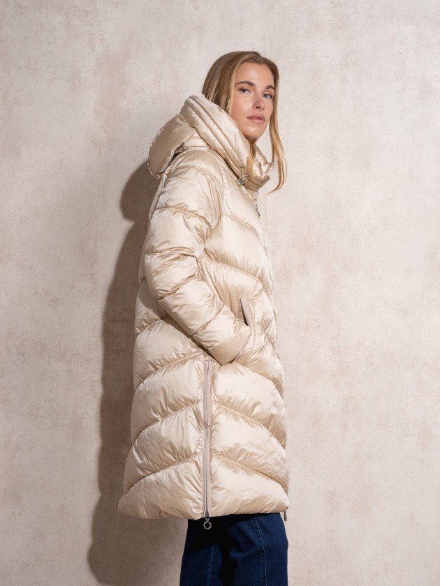 Veste matelasse avec fermeture clair