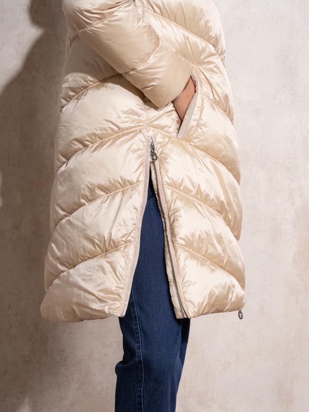 Veste matelasse avec fermeture clair