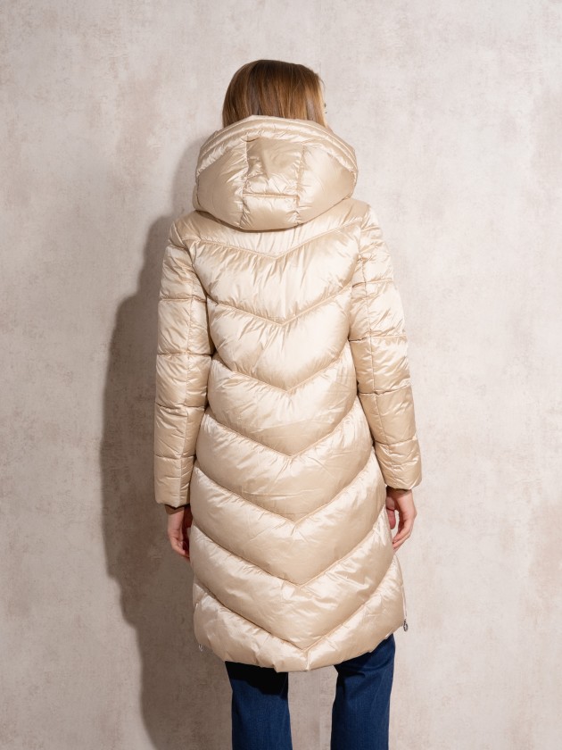 Veste matelasse avec fermeture clair