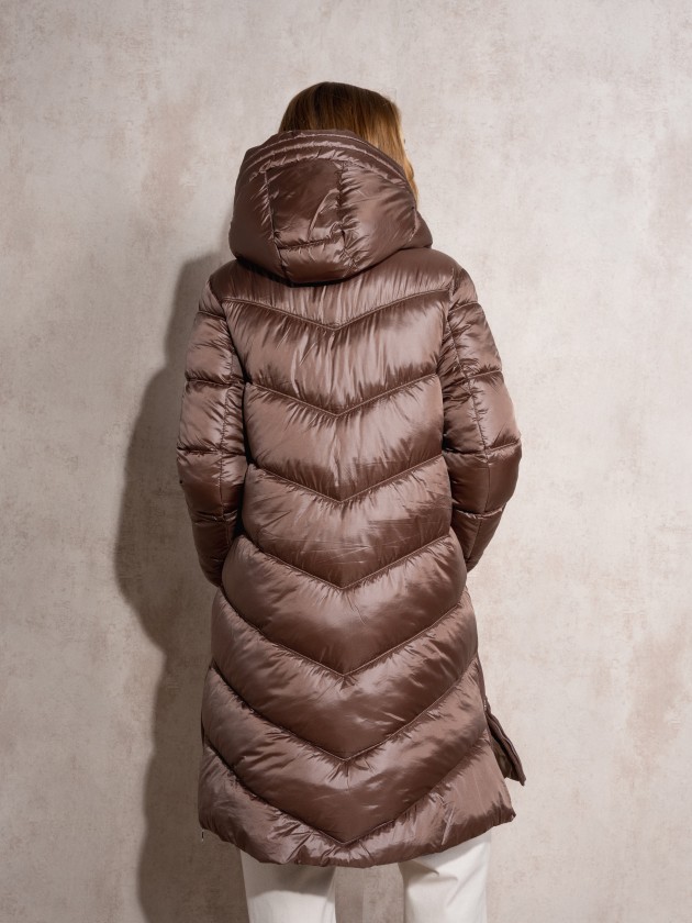 Veste matelasse avec fermeture clair