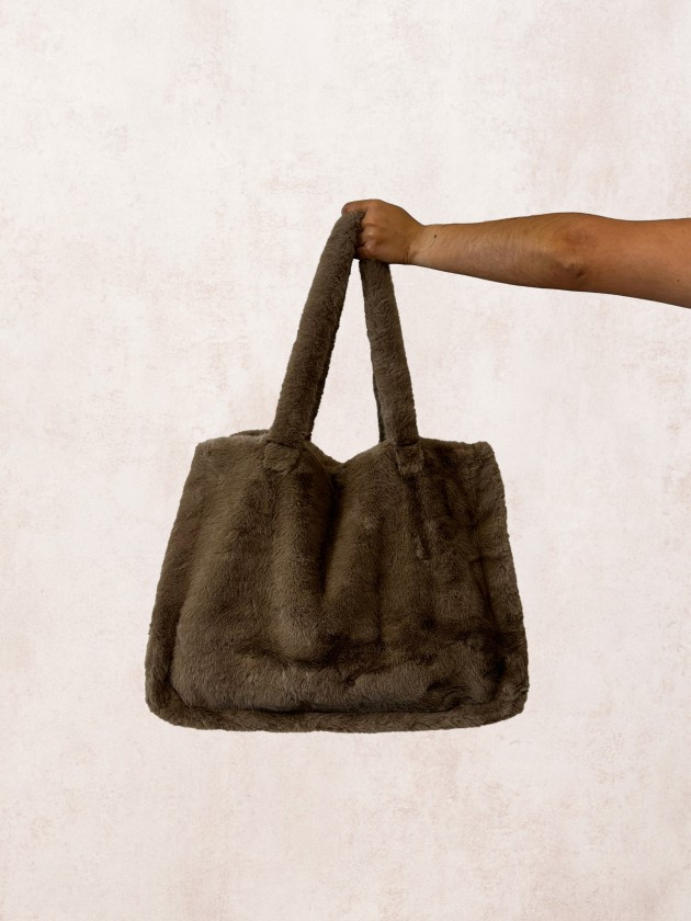 Fur suitcase