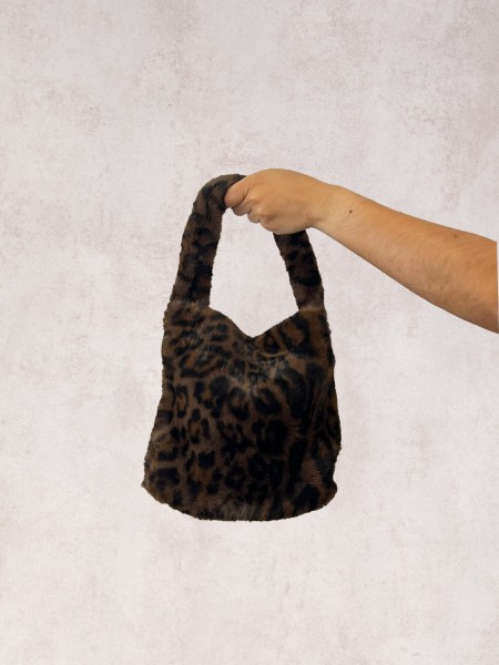 Fur suitcase