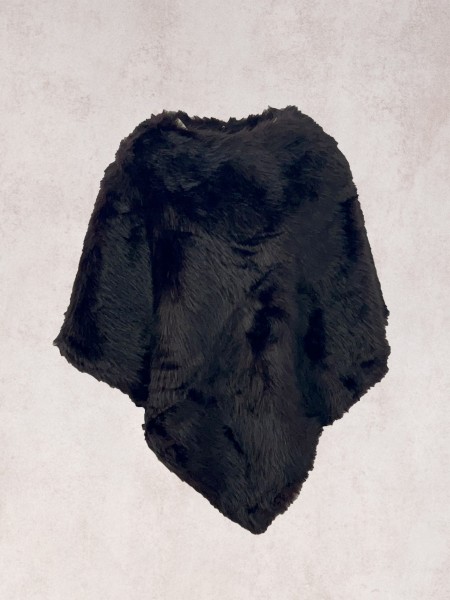 Poncho em pelo