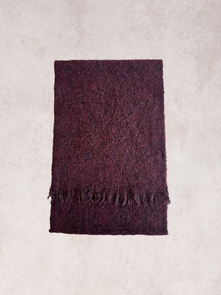 charpe unie  franges