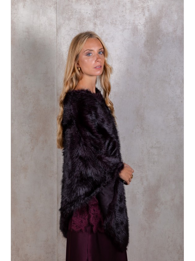 Fur poncho Fur poncho