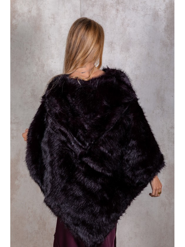 Fur poncho Fur poncho
