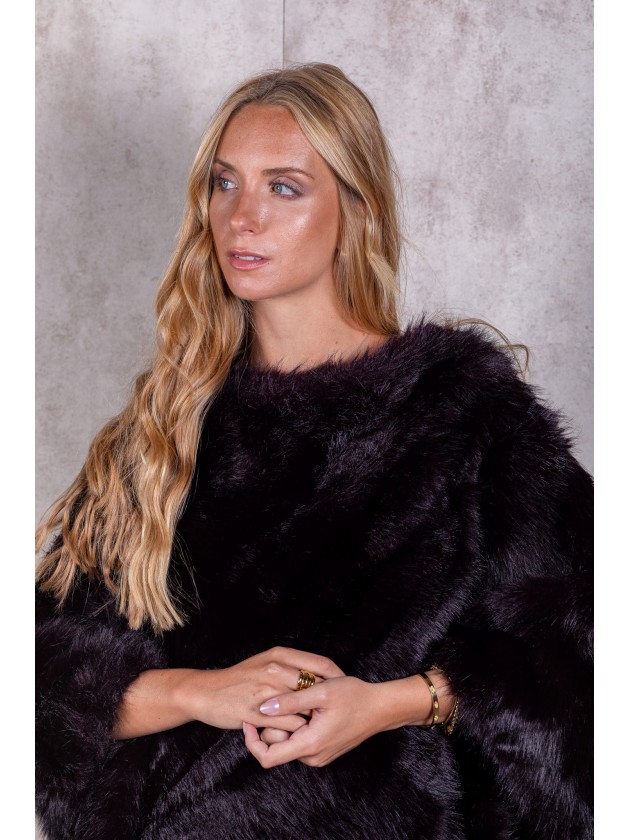 Fur poncho Fur poncho