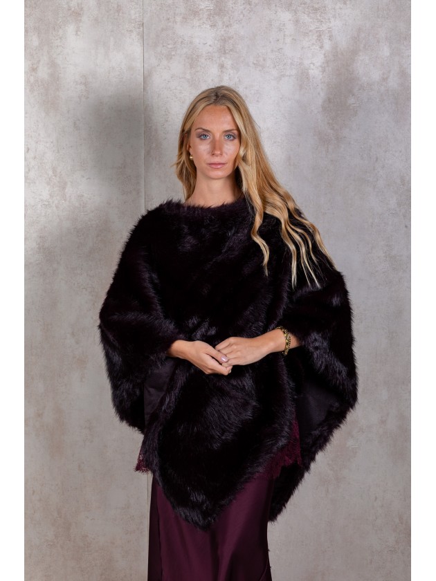 Fur poncho Fur poncho