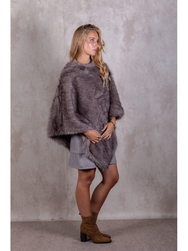 Fur poncho Fur poncho