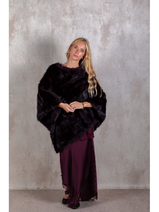 Fur poncho Fur poncho