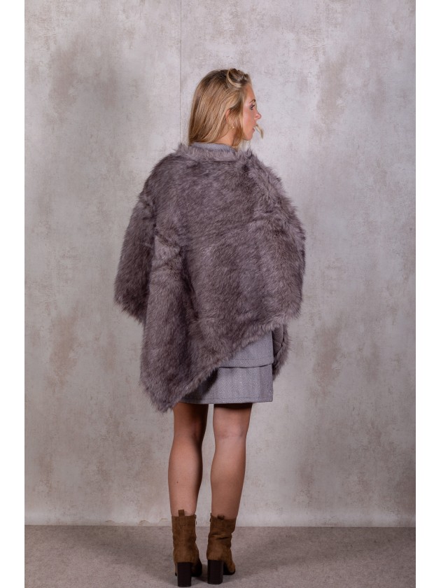 Fur poncho Fur poncho