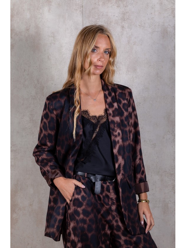 Blazer leopardo 100%pe