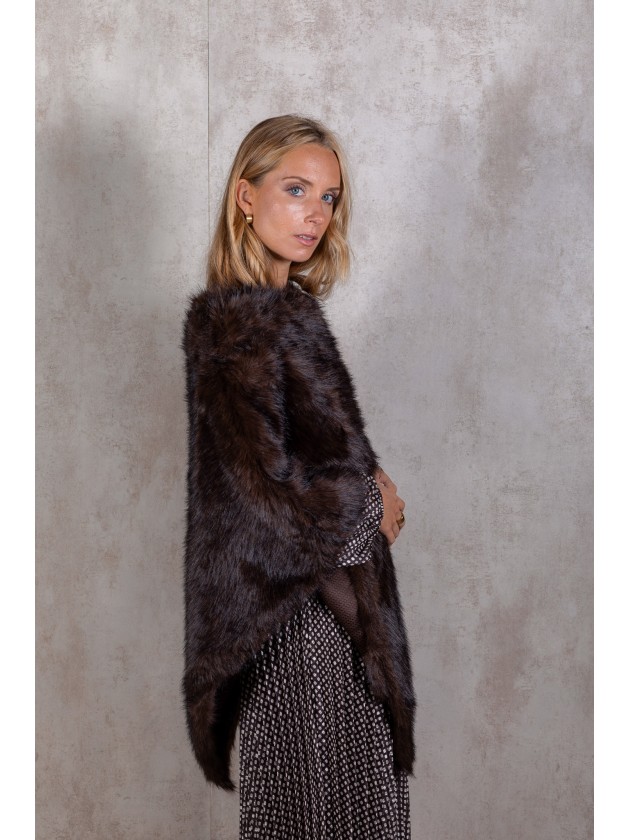 Fur poncho Fur poncho